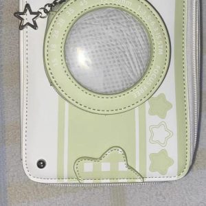 Cute Camera Ita Bag, Anime Crossbody Bag, Clear Window Display Purse, Harajuku Star Charm Bag, Jujutsu Kaisen