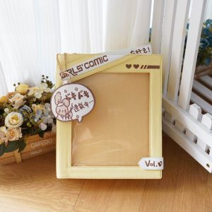 Cute Comic-Style Book Ita Bag with Crossbody and Backpack Design