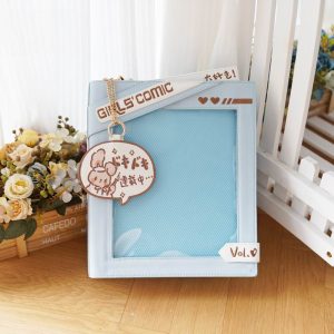 Cute Comic-Style Book Ita Bag with Crossbody and Backpack Design