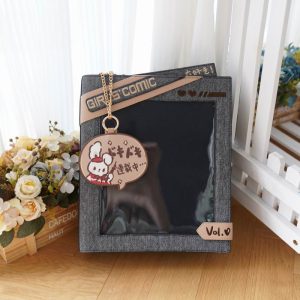 Cute Comic-Style Book Ita Bag with Crossbody and Backpack Design