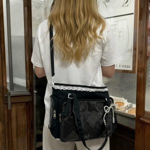 Cute Ita Bag with Insert Board, Personalized Clear Window Bag, Pin Display Bag, Crossbody Tote for Anime Pins, Cosplay Collectibles Gift