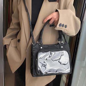 Cute Ita Handbag, Ita Tote Bag, Daily Ita Commuter Bag, Pin Display Bag, Kawaii Window Bag, Pin Purse, Anime Fan Gift, Birthday Gift