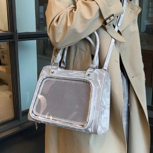 Cute Ita Handbag, Ita Tote Bag, Daily Ita Commuter Bag, Pin Display Bag, Kawaii Window Bag, Pin Purse, Anime Fan Gift, Birthday Gift