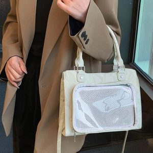 Cute Ita Handbag, Ita Tote Bag, Daily Ita Commuter Bag, Pin Display Bag, Kawaii Window Bag, Pin Purse, Anime Fan Gift, Birthday Gift