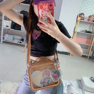 Cute Mini Small Square Pin Ita Bag