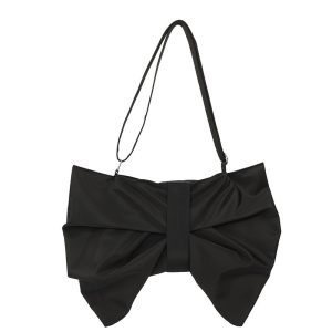 Chic Korean-style Large Tote Bag with Bow and Spacious Design