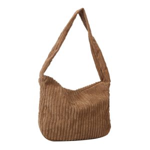 Casual Corduroy Women's Minimalist Shoulder Bag for Everyday Style