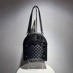 Dark Halloween Lolita Ita Bag – Gothic Transparent Crossbody Shoulder Purse Small Capacity Kawaii Bag