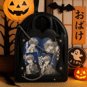Dark Halloween Lolita Ita Bag – Gothic Transparent Crossbody Shoulder Purse Small Capacity Kawaii Bag