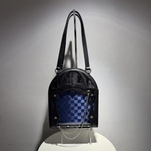 Dark Halloween Lolita Ita Bag – Gothic Transparent Crossbody Shoulder Purse Small Capacity Kawaii Bag