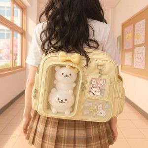 Dopamine Ita Bag – Y2K Clear Window Display Backpack