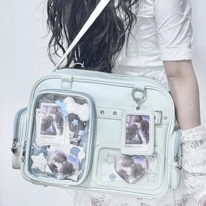 Dopamine Ita Bag – Y2K Clear Window Display Backpack
