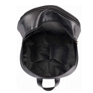 Double Window Candy PU Leather Backpack