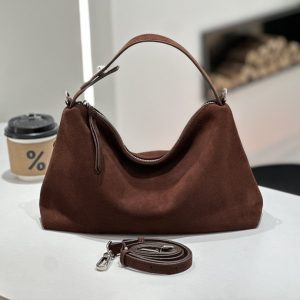 Premium Matte Suede Tote Bag - Womens Leather Handbag for Crossbody Style