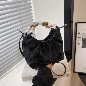 Stylish Minimalist Pearl Fringe Crossbody Bag for Women