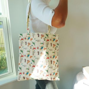 Embroidered Aesthetic Floral Tote Bag, Personalized Canvas Totes, Cute Romantic Totebag, Custom Kawaii Shoulder Bag, Vintage Everyday Bag.