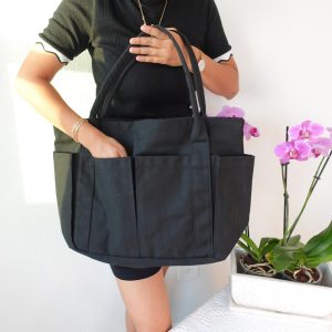 Embroidered Pet Portrait Tote Bag: Custom One Line Art, Personalized Dog Gift