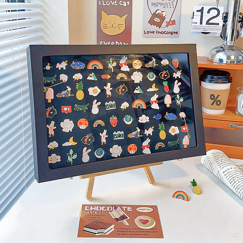 Enamel Pin Display Board and Badge Frame