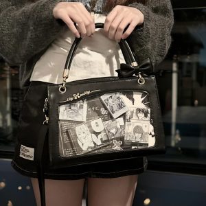 Exquisite Ita Bag, Cute Y2K Pin Display Shoulder Bag, Crossbody Chain Bag, Anime Cosplay Gift, Large Capacity Ita Purse, Anime Lover Gift