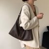 Genuine Soft Leather Tote Shoulder Bag for Stylish Everyday Use