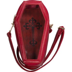 Gothic Coffin Ita Bag: Vampire Crossbody Mini Bag, Halloween Purse