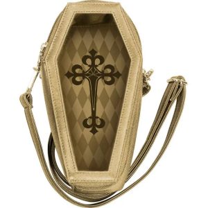 Gothic Coffin Ita Bag: Vampire Crossbody Mini Bag, Halloween Purse