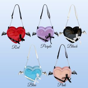 Handmade Cute Ita Shoulder Bag, Anime Messenger Bag, Large Capacity Transparent Window Bag, Unique Pin Display Bag, Kawaii Cosplay Gift