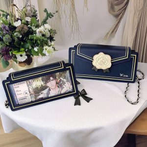 Handmade Cute Ita Shoulder Bag, Anime Messenger Bag, Large Capacity Transparent Window Bag, Unique Pin Display Bag,Cosplay Gift