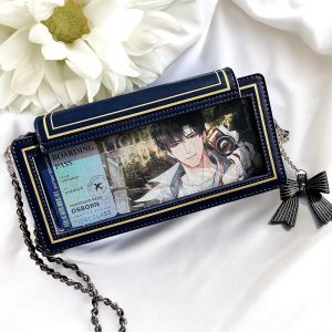 Handmade Cute Ita Shoulder Bag, Anime Messenger Bag, Large Capacity Transparent Window Bag, Unique Pin Display Bag,Cosplay Gift
