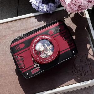 Harajuku Camera Ita Bag | Kawaii Transparent Crossbody Bag Cute Aesthetic Purse for Women