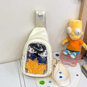 Harajuku Ita Bag – Women's Anime Badge Crossbody Purse