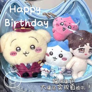 Harajuku Transparent Cat Ita Bag • Kawaii Lolita Shoulder Bag • White Mini Backpack Display Handbag