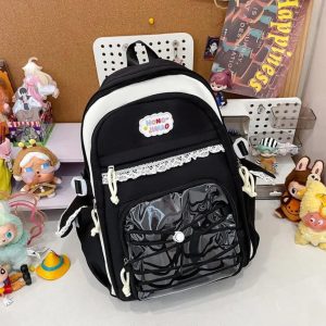 Ita Backpack | Large Nylon Bag with DIY Badge Display