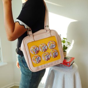 Ita Bag Backpack: 3-Way Convertible Pin Display Bag with Inserts