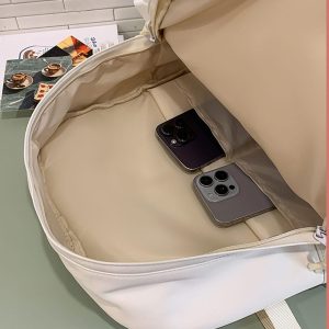 Ita Bag Backpack, Customizable Badge Bag, Versatile Ita Bag, Clear Window Pin Display Backpack, School Backpack, Anime Collector’s Rucksack