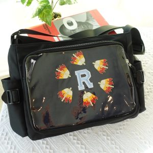 Ita Bag Crossbody, Clear Window Kawaii Shoulder Bag, Cute Anime Ita Bag for Pin Display, Harajuku Pin Purse, Pin Collector Gift, itabag.
