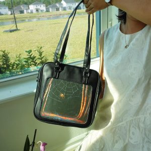 Ita Bag Crossbody with Patterned Insert: Kawaii Pin Display Bag, Anime Pins Itabag, Pin Trading Bag, Pin Collector Bag, Shoulder Ita Bag.