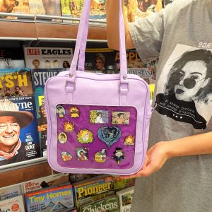 Ita Bag: Pin Collector Crossbody Bag with Two Inserts