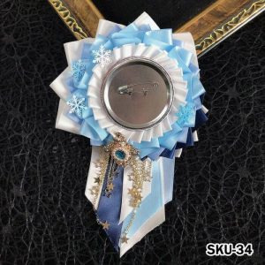 Ita Bag Rosette Ribbon Badge Display 75mm