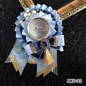 Ita Bag Rosette Ribbon Badge Display 75mm