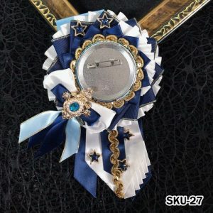 Ita Bag Rosette Ribbon Badge Display 75mm
