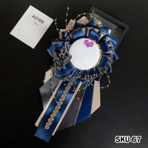 Ita Bag Rosette Ribbon Badge Display 75mm