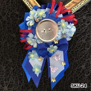 Ita Bag Rosette Ribbon Badge Display 75mm