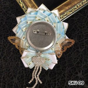 Ita Bag Rosette Ribbon Badge Display 75mm