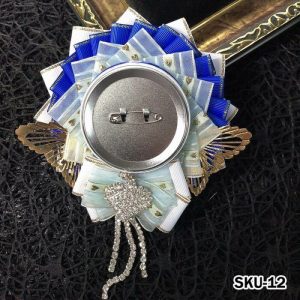 Ita Bag Rosette Ribbon Badge Display 75mm