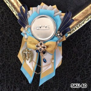 Ita Bag Rosette Ribbon Badge Display 75mm