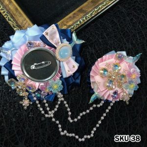 Ita Bag Rosette Ribbon Badge Display 75mm