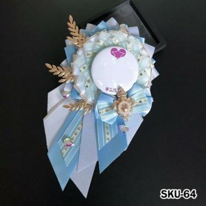 Ita Bag Rosette Ribbon Badge Display 75mm