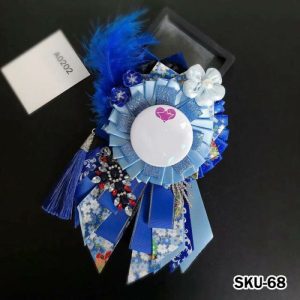 Ita Bag Rosette Ribbon Badge Display 75mm