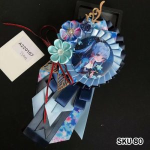 Ita Bag Rosette Ribbon Badge Display 75mm